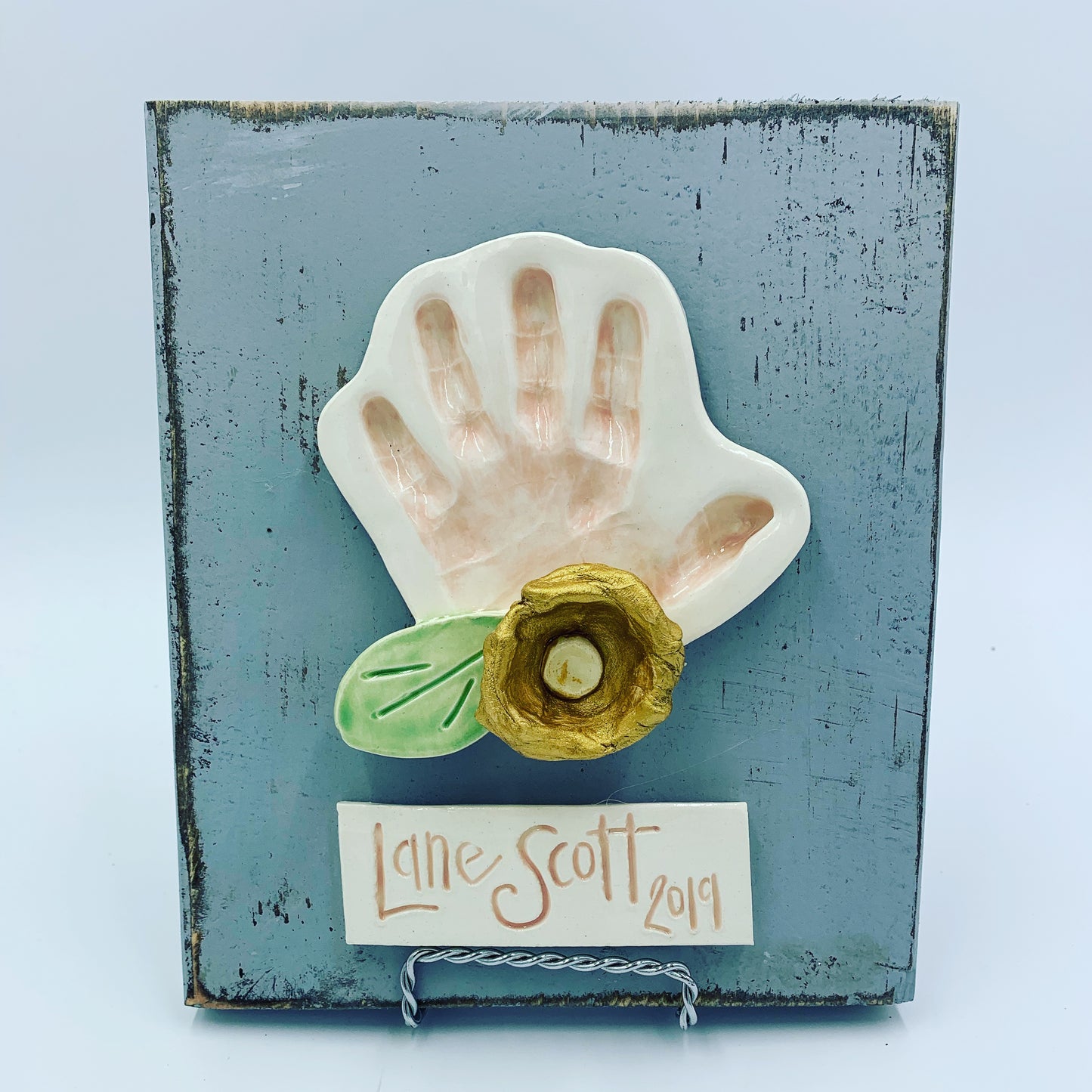 Hand on Wood
